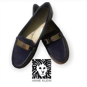 Anne Klein Moccasin/ Loafers Navy blue